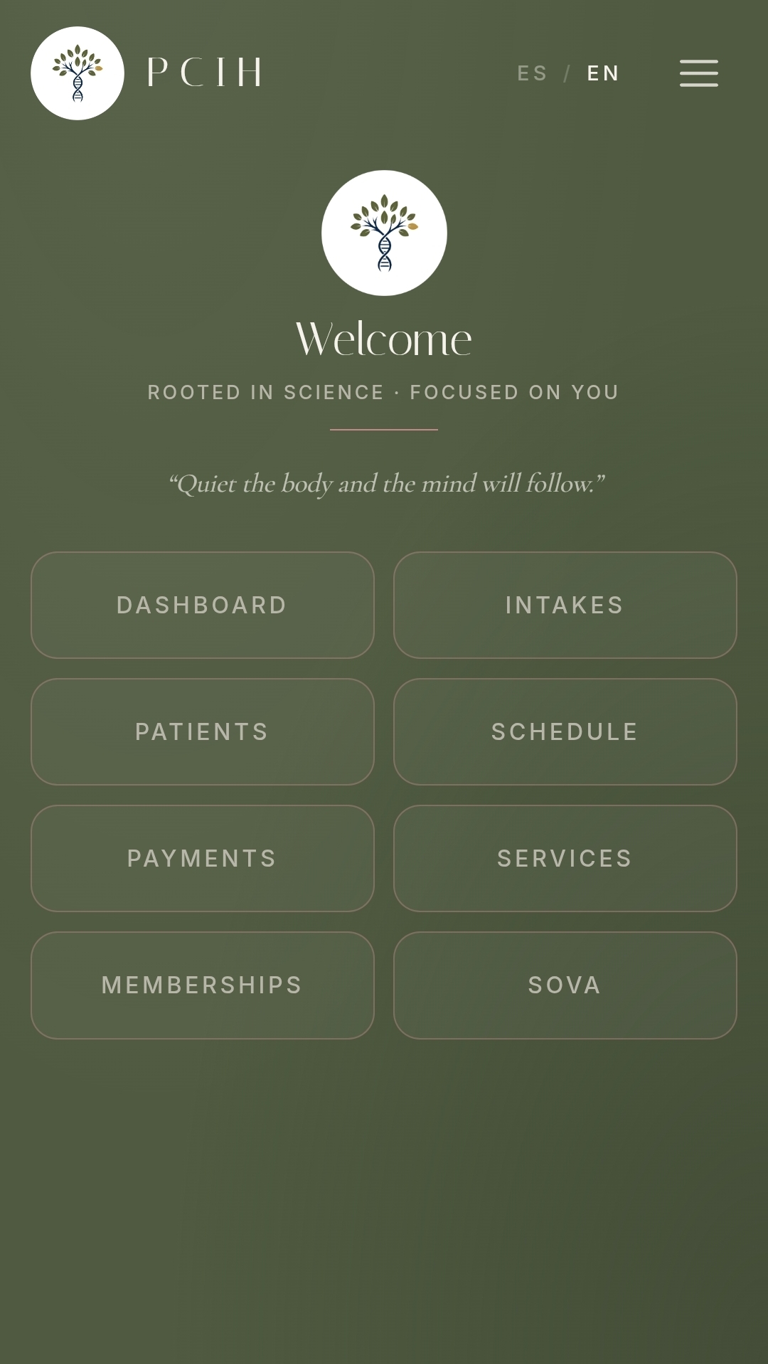 CIRA app screen on a phone